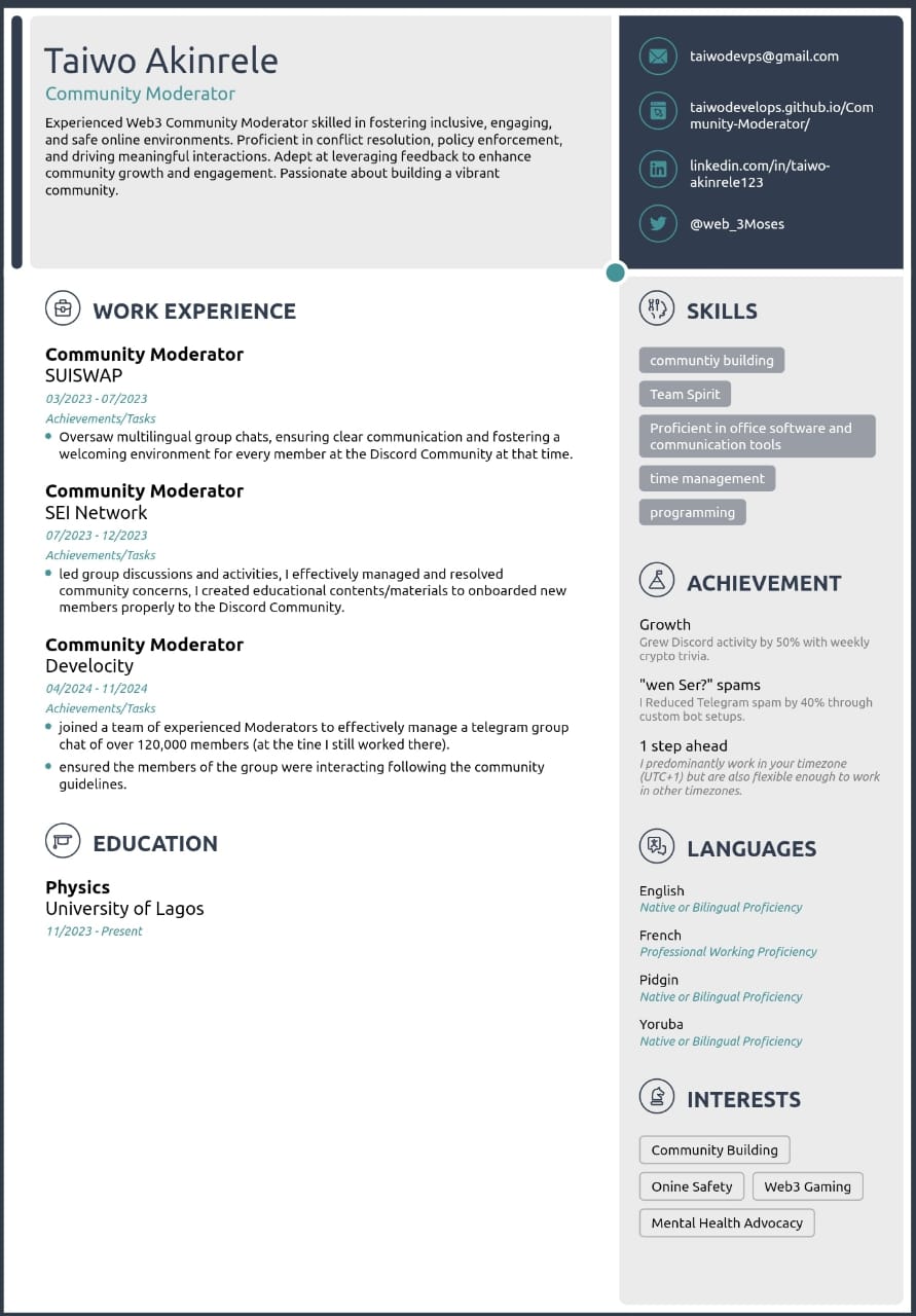 My CV
